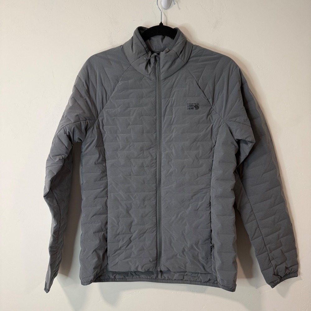 Mountain Hardwear Women's Stretchdown Light Puffer Jacket‎ Small Gray OL4116